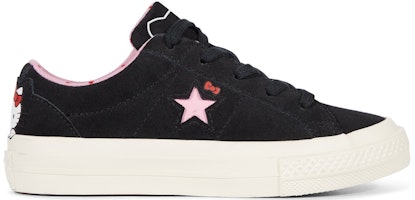 (Grade School) Hello Kitty x Converse One Star Suede Low Top 'Black' 362940C (Grade School) Hello Kitty x Converse One Star Suede Low Top 'Black' 362940C