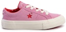 Order (Sekolah Rendah) Hello Kitty x Converse One Star Suede Rendah 'Prism Pink' 362941C