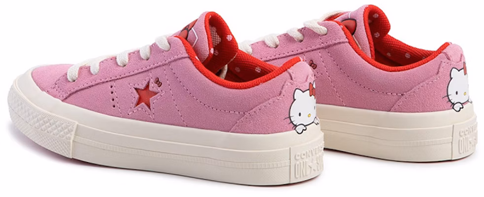 (Grade School) Hello Kitty x Converse One Star Suede Low Top 'Prism Pink' 362941C Shop (Grade School) Hello Kitty x Converse One Star Suede Low Top 'Prism Pink' 362941C