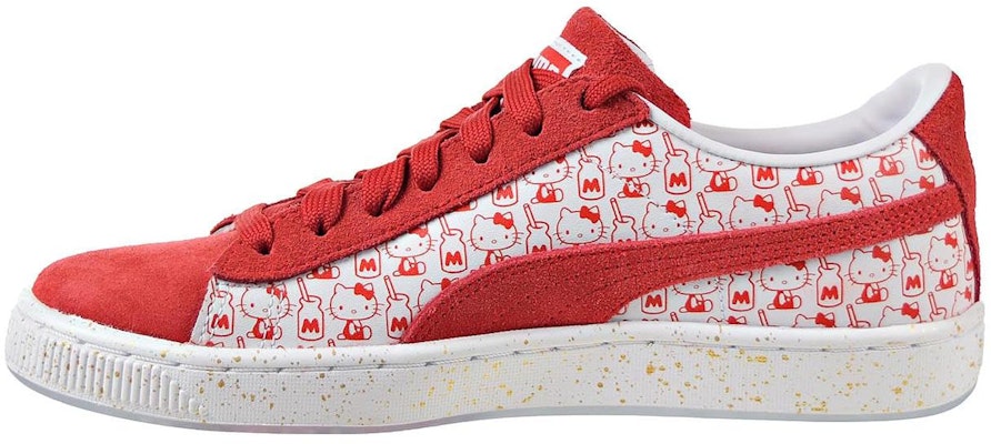 (Grade School) Hello Kitty x Puma Suede Classic 'Bright Red' 366463-01 Buy (Grade School) Hello Kitty x Puma Suede Classic 'Bright Red' 366463-01