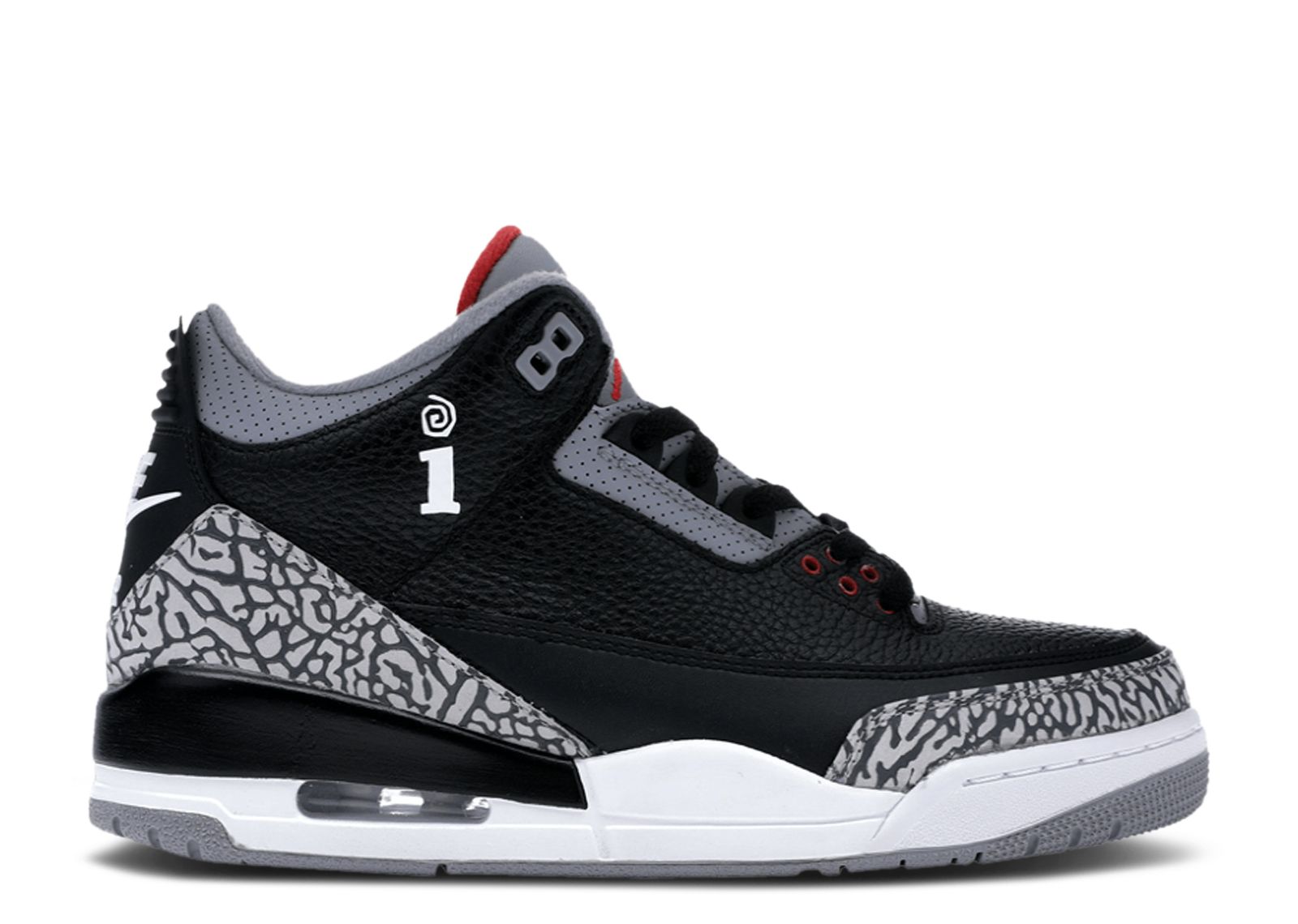 (Grade School) Interscope Records x Air Jordan 3 Retro OG BG 'Black Cement' 854261-001-INTERSCOPE