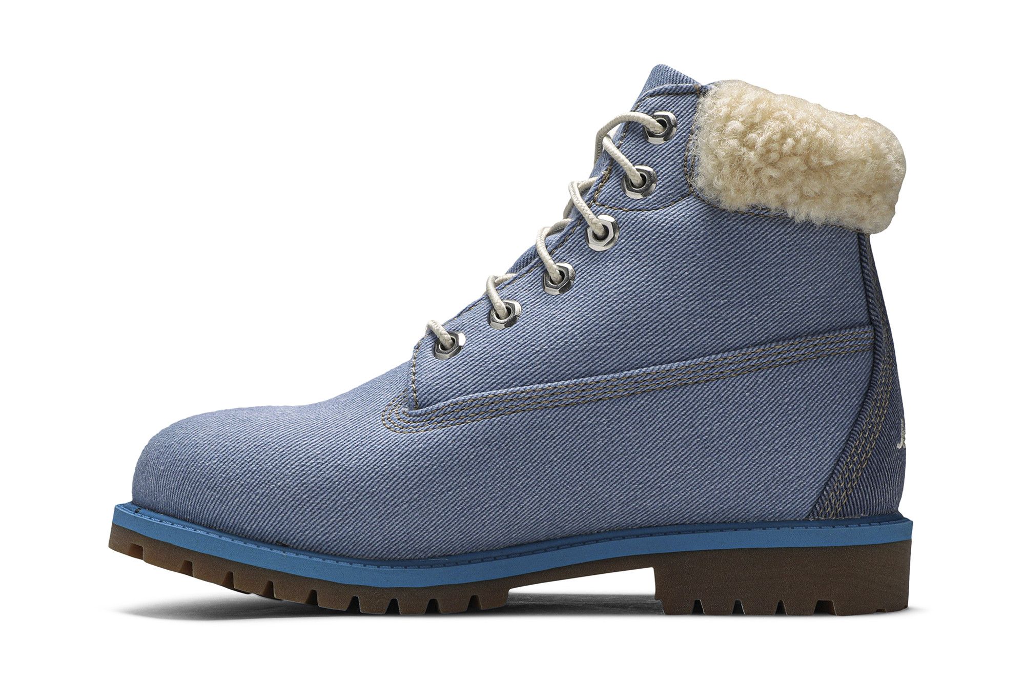 Lookbook （兒童）Just Don x Timberland 6 吋布料靴 初中生款 '藍色' 型號：TB0A1UXT