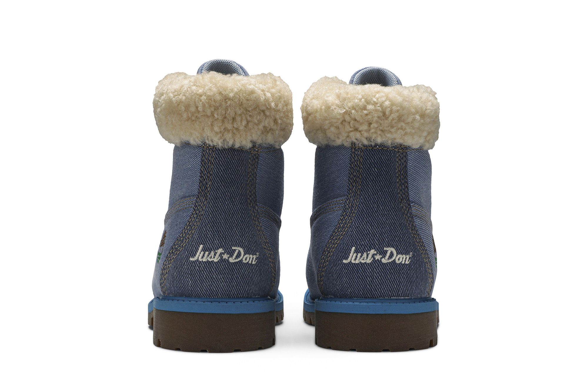 Details for （兒童）Just Don x Timberland 6 吋布料靴 初中生款 '藍色' 型號：TB0A1UXT