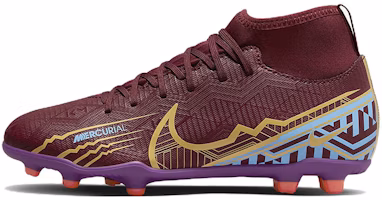 (Grade School) Kylian Mbappé x Nike Mercurial Superfly 9 Club FG MG 'Dark Beetroot' DO9789-694 (Grade School) Kylian Mbappé x Nike Mercurial Superfly 9 Club FG MG 'Dark Beetroot' DO9789-694