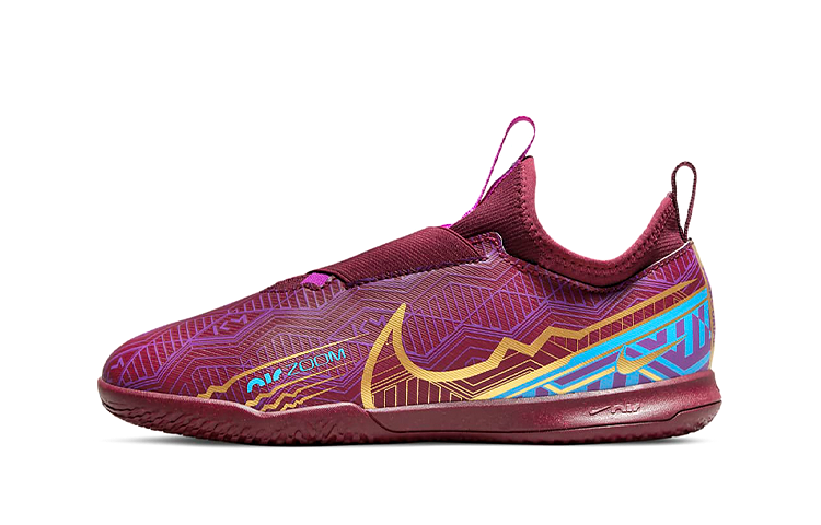 (Grade School) Kylian Mbappé x Nike Zoom Mercurial Vapor 15 Club IC 'Dark Beetroot' DV0738-694