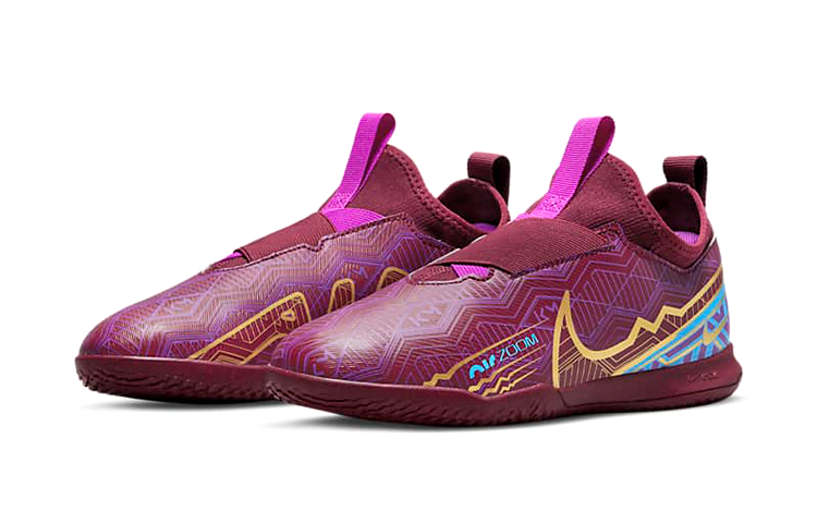 Lookbook （年級學童）Kylian Mbappé x Nike Zoom Mercurial Vapor 15 Club IC '深甜菜紅' DV0738-694