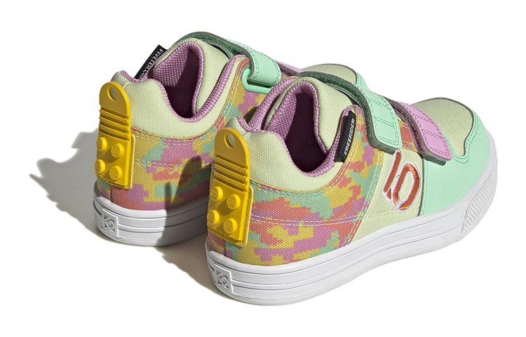 Shop (Grade School) LEGO x adidas Five Ten Freerider ''Green Glow Bliss Orchid'' GW9352