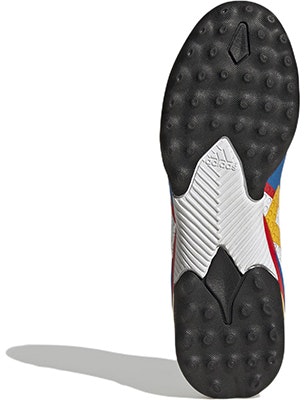 (Grade School) LEGO x adidas Gamemode TF 'White Carbon Blue' GV6883 Details for (Grade School) LEGO x adidas Gamemode TF 'White Carbon Blue' GV6883