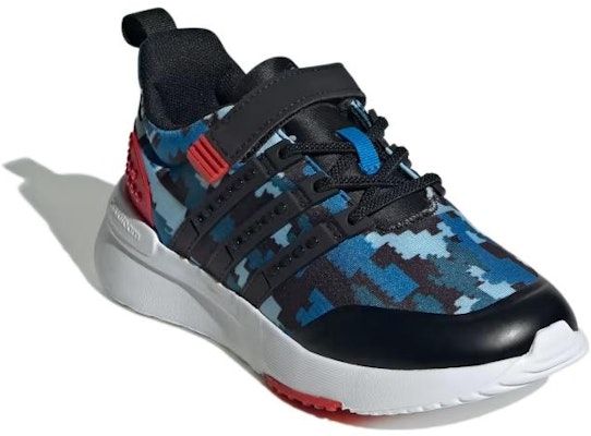 (Grade School) LEGO x adidas Racer TR21 EL Little Kid 'Blue Digi Camo' IG0569 Lookbook (Grade School) LEGO x adidas Racer TR21 EL Little Kid 'Blue Digi Camo' IG0569
