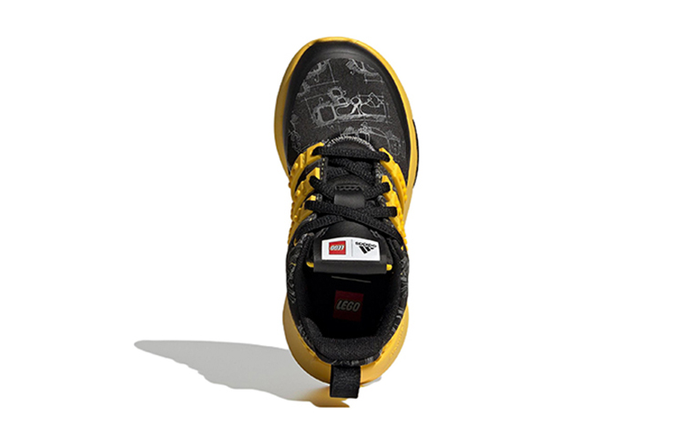 Purchase 年級學校 LEGO x adidas Racer TR '黑色設備黃' GX1997
