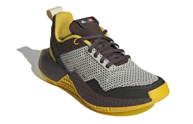 Lookbook （小學年級）LEGO x adidas Sport Pro J '象牙白 設備黃' GW3974