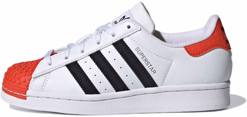 (Grade School) LEGO x adidas Superstar 'Cloud White Red' H03955 Buy (Grade School) LEGO x adidas Superstar 'Cloud White Red' H03955