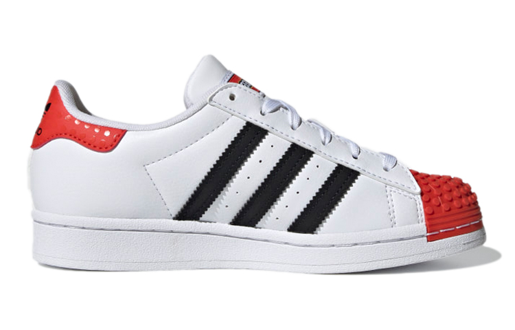 Order （小學）LEGO x adidas Superstar『雲白紅』H03955