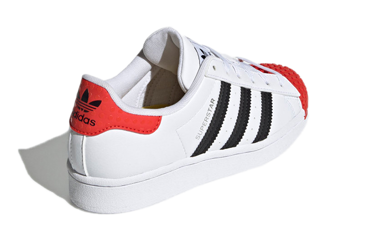 Shop （小學）LEGO x adidas Superstar『雲白紅』H03955