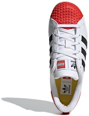 (Grade School) LEGO x adidas Superstar 'Cloud White Red' H03955 Purchase (Grade School) LEGO x adidas Superstar 'Cloud White Red' H03955
