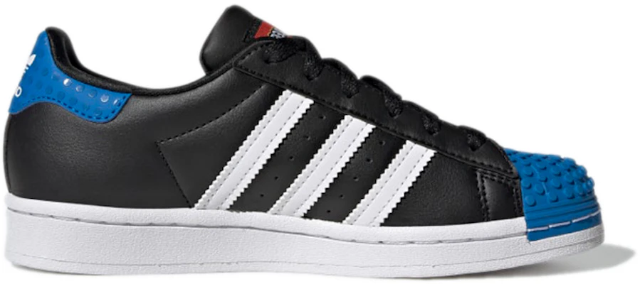 GS レゴ×アディダス スーパースター 黒/青 GY3324 Order GS レゴ×アディダス スーパースター 黒/青 GY3324