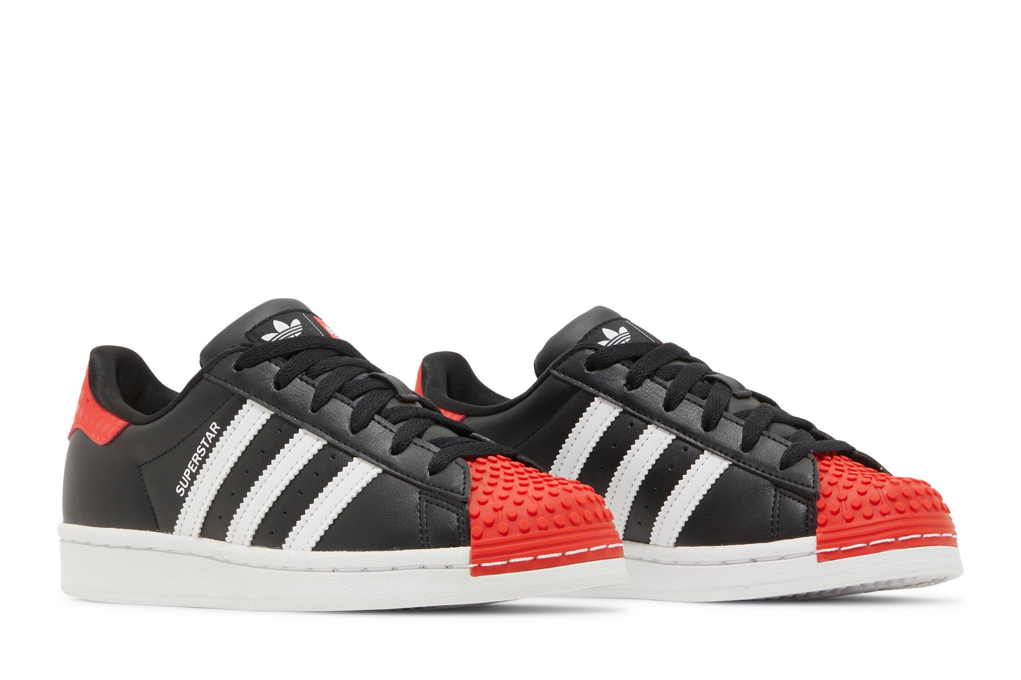 (GS) LEGO adidas Superstar 'Core Black Red' 圖 8