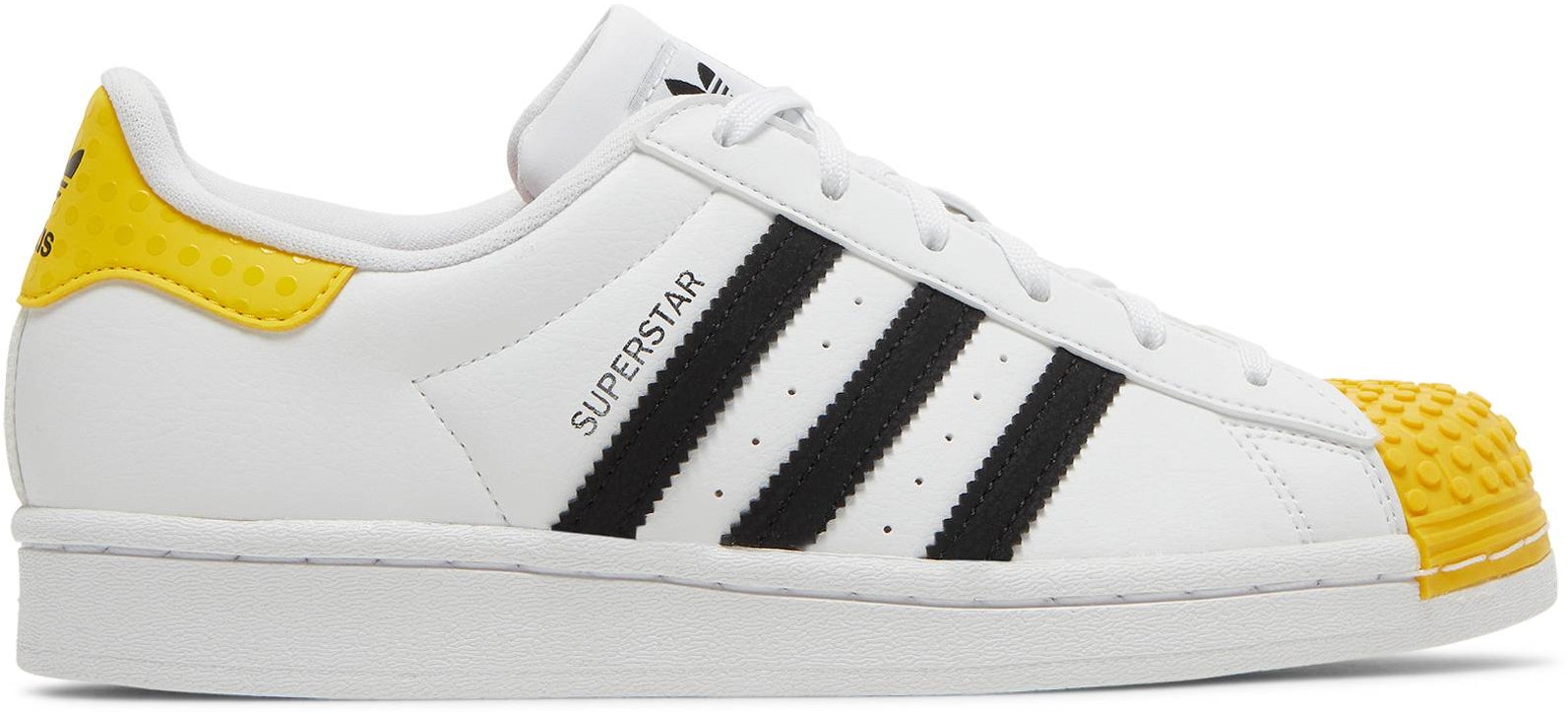 Grade School LEGO x adidas Superstar White Eqt Yellow H03958