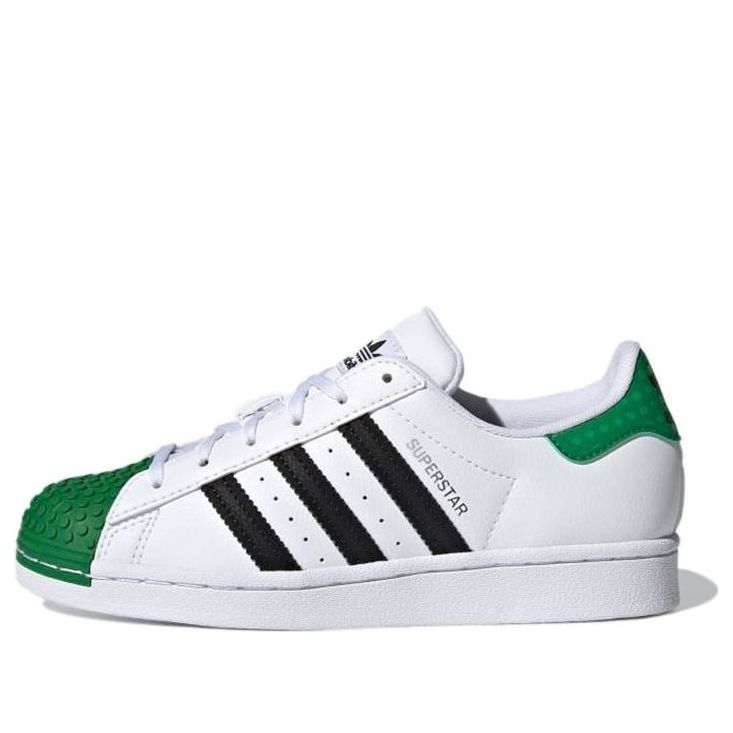 Buy (Kanak-Kanak) LEGO x adidas Superstar 'Putih Hijau' H03957