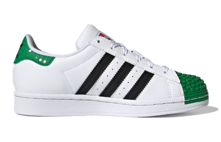 Order (Kanak-Kanak) LEGO x adidas Superstar 'Putih Hijau' H03957