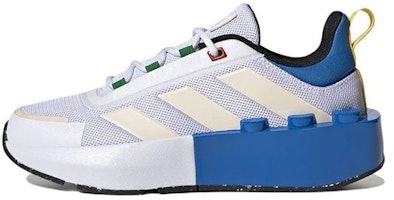 (Grade School) LEGO x adidas Tech Runner 'White Shock Blue' HP5883 (Grade School) LEGO x adidas Tech Runner 'White Shock Blue' HP5883