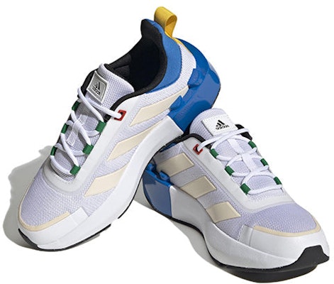 (Grade School) LEGO x adidas Tech Runner 'White Shock Blue' HP5883 Lookbook (Grade School) LEGO x adidas Tech Runner 'White Shock Blue' HP5883