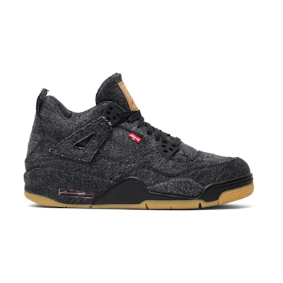 (GS) Levi's Jordan 4 Retro 'Black Denim' (Levi's Tag)