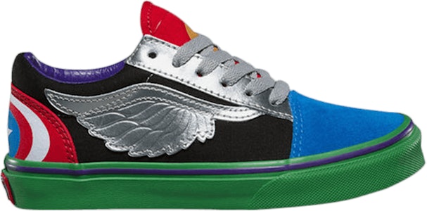 (小学款) 漫威 x Vans Old Skool '复仇者联盟' VN0A38HBU3V Buy (小学款) 漫威 x Vans Old Skool '复仇者联盟' VN0A38HBU3V