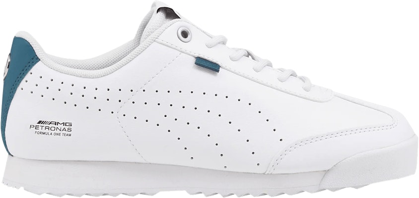 (Grade School) Mercedes-AMG Petronas F1 x Puma Roma 'White Blue Coral' 306911-03 Buy (Grade School) Mercedes-AMG Petronas F1 x Puma Roma 'White Blue Coral' 306911-03
