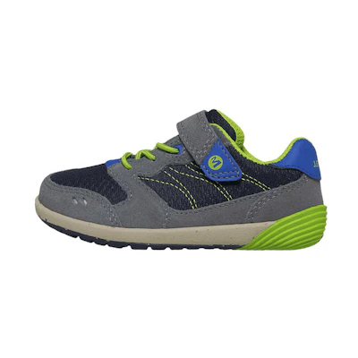 (GS) Merrell Bare Steps A83 Little Kid 'Navy Green'