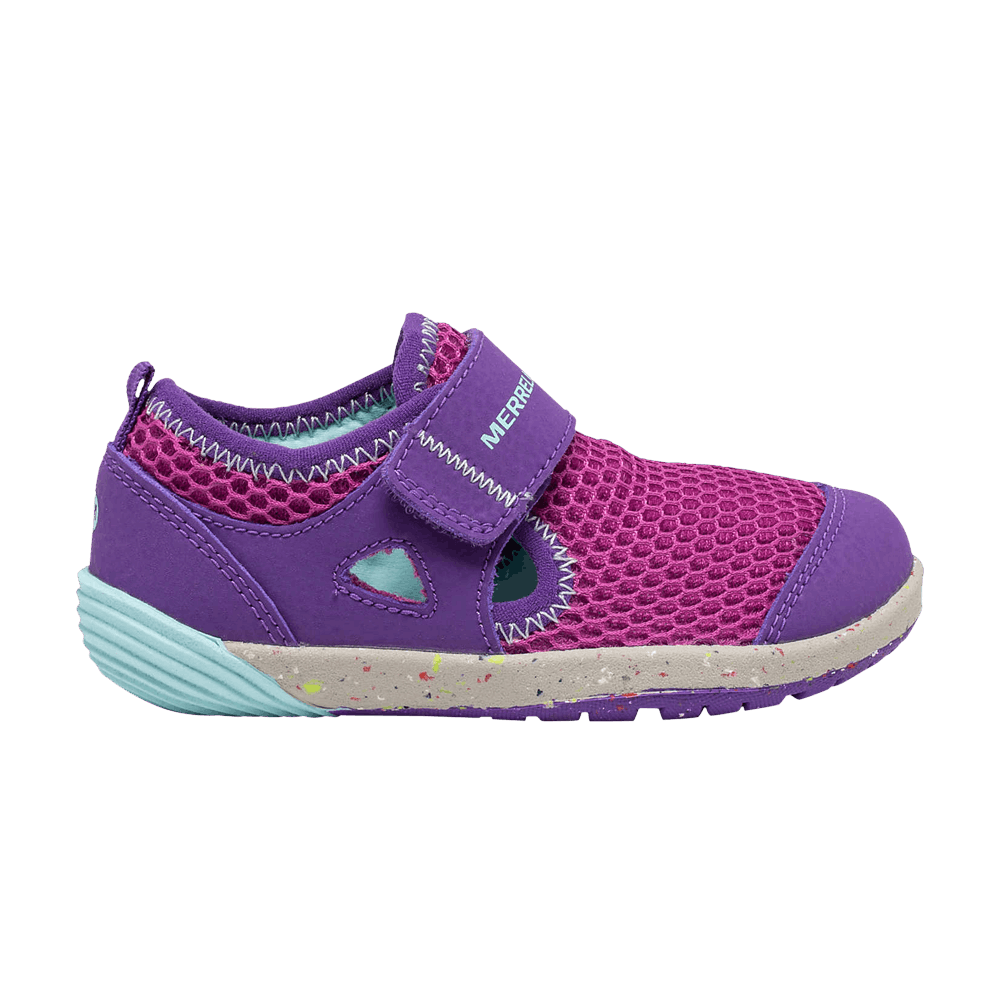 (Grade School) Merrell Bare Steps H2O Little Kid 'Purple Turquoise' ML164494