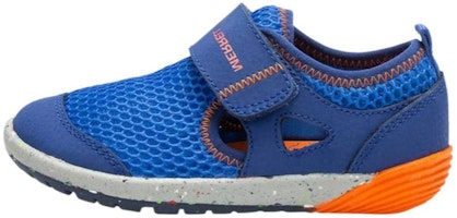 (Grade School) Merrell Bare Steps H2O Little Kid 'Blue Orange' ML260875 (Grade School) Merrell Bare Steps H2O Little Kid 'Blue Orange' ML260875