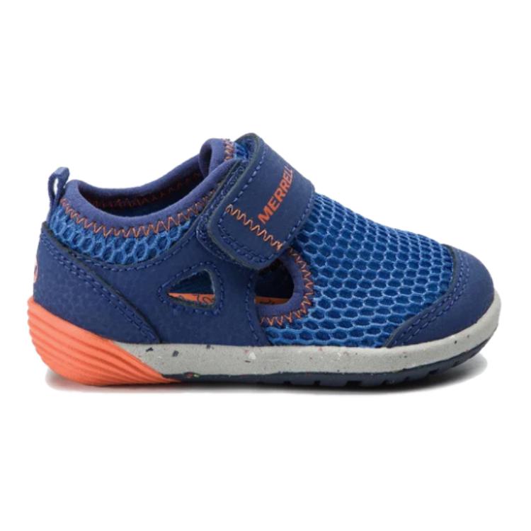 Order (Grade School) Merrell Bare Steps H2O Enfant ''Bleu Orange'' ML260875