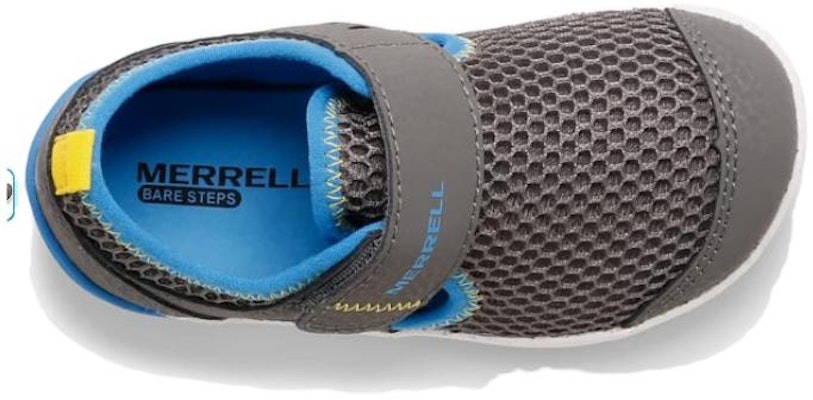 (Grade School) Merrell Bare Steps H2O Little Kid 'Grey Royal' ML265727 Shop (Grade School) Merrell Bare Steps H2O Little Kid 'Grey Royal' ML265727