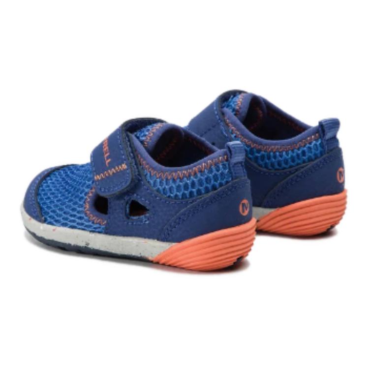 Shop (Grade School) Merrell Bare Steps H2O Enfant ''Bleu Orange'' ML260875