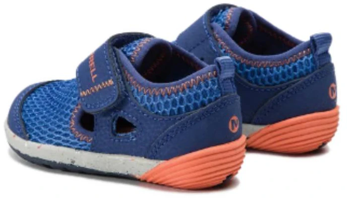 (Grade School) Merrell Bare Steps H2O Enfant ''Bleu Orange'' ML260875 Shop (Grade School) Merrell Bare Steps H2O Enfant ''Bleu Orange'' ML260875