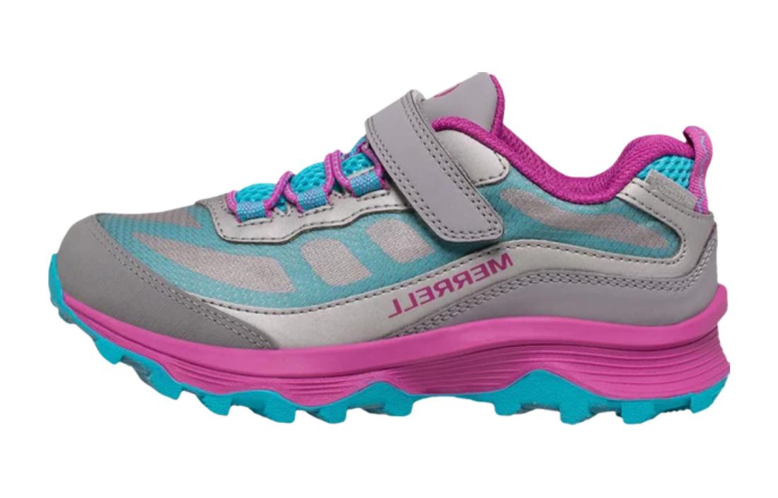 (Grade School) Merrell Moab Speed Low AC Big Kid 'Grey Turquoise Berry' MK165211