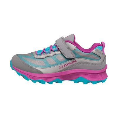 (GS) Merrell Moab Speed Low AC Big Kid 'Grey Turquoise Berry'