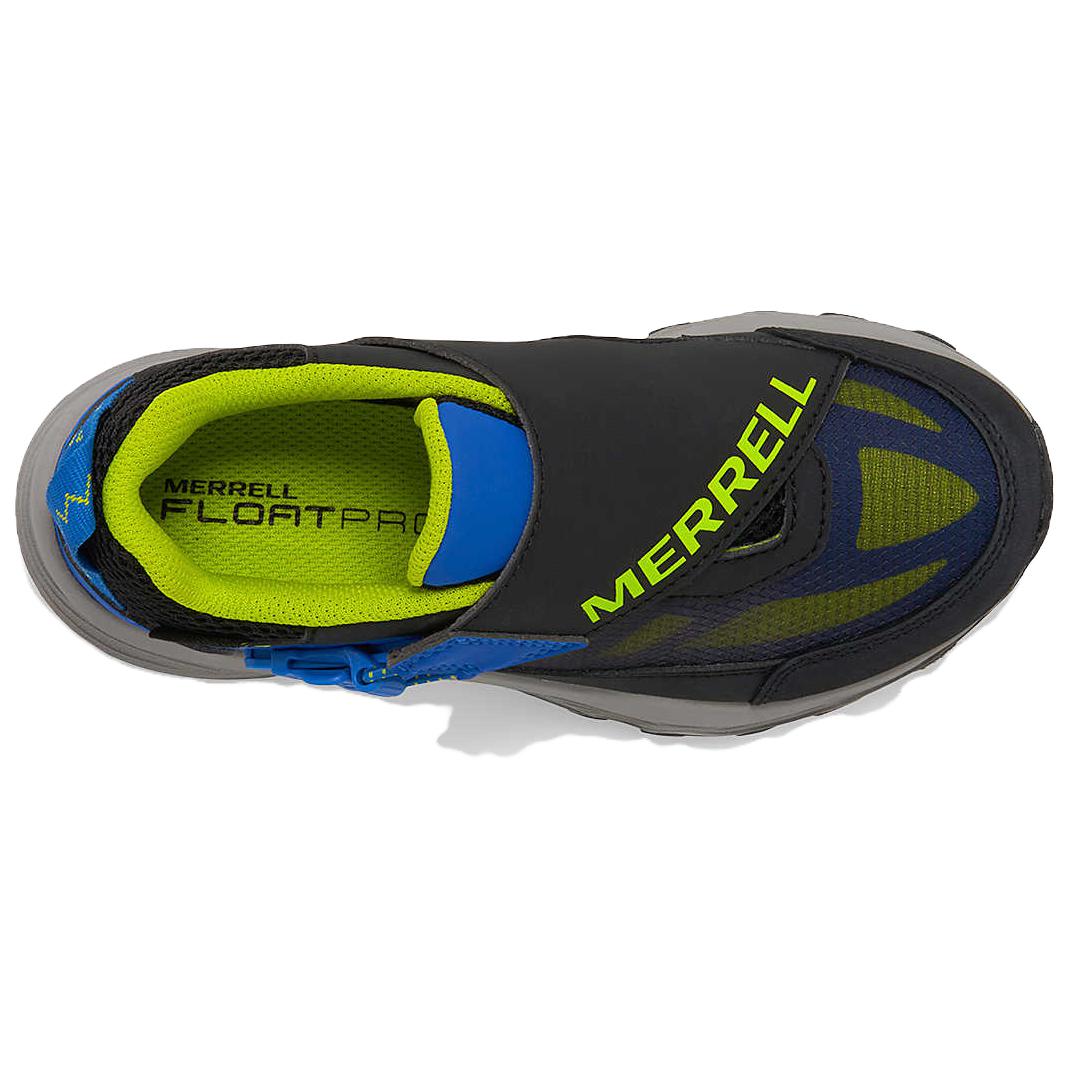 Lookbook (Grade School) Merrell Moab Speed Low ZipTrek Big Kid ''Lime Blauw'' MK267174