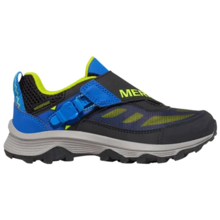 Sizing (Grade School) Merrell Moab Speed Low ZipTrek Big Kid ''Lime Blauw'' MK267174