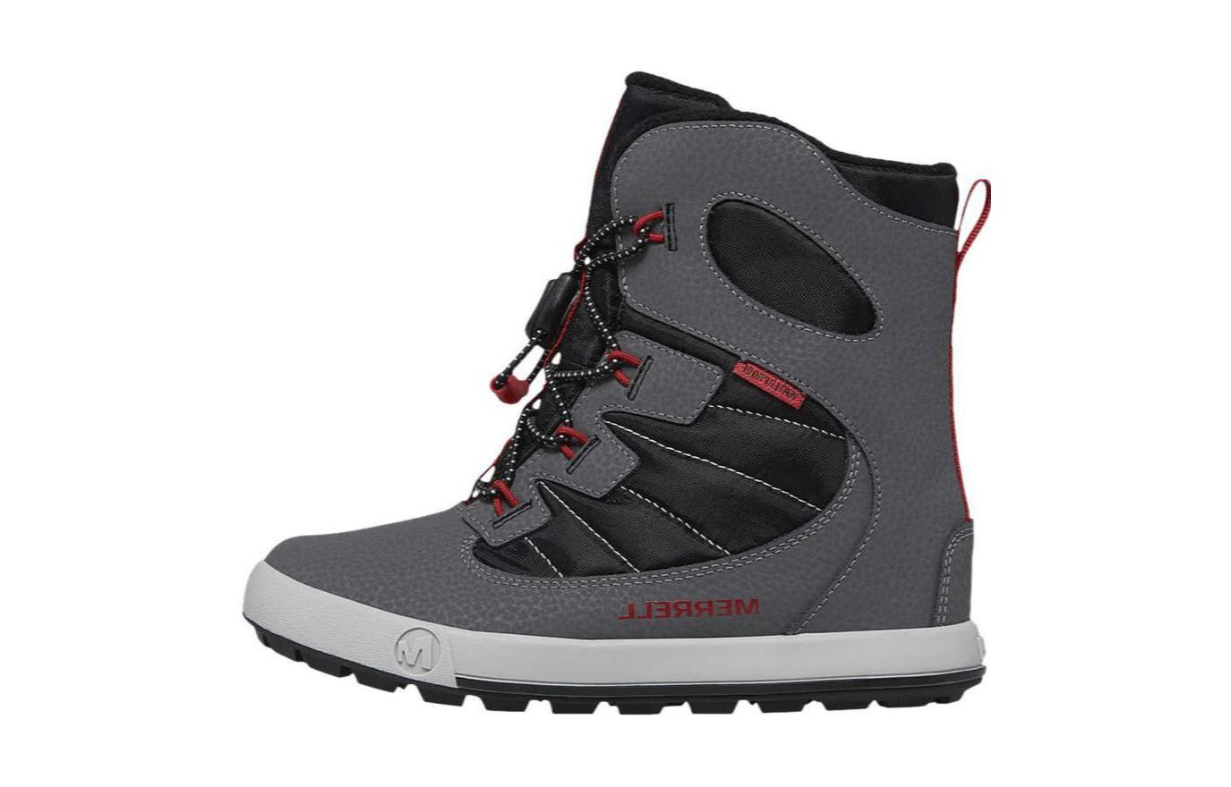 (Grade School) Merrell Snow Bank 4.0 Big Kid 'Grey Black Red' MK267145