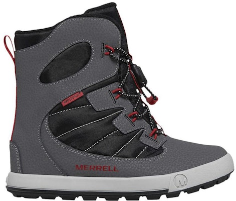 (Grade School) Merrell Snow Bank 4.0 Big Kid 'Grey Black Red' MK267145 Order (Grade School) Merrell Snow Bank 4.0 Big Kid 'Grey Black Red' MK267145