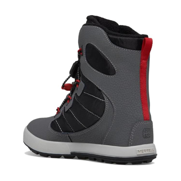Shop Merrell Snow Bank 4.0 Grade School ''Grijs Zwart Rood'' Kinderschoenen MK267145