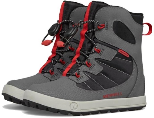 (Grade School) Merrell Snow Bank 4.0 Big Kid 'Grey Black Red' MK267145 Purchase (Grade School) Merrell Snow Bank 4.0 Big Kid 'Grey Black Red' MK267145