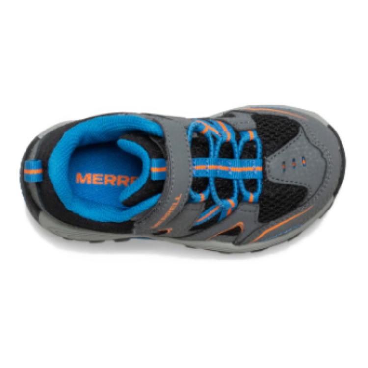 (GS) Merrell Trail Chaser Little Kid 'Grey Black Blue' 圖 4