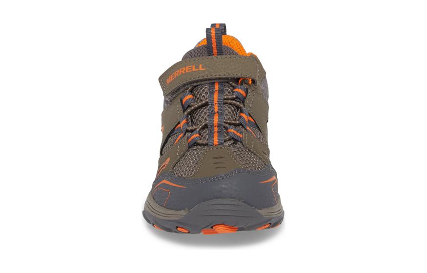 Lookbook (Grade School) Merrell Trail Chaser Little Kid ''Gunsmoke Oranje'' Kinderschoenen ML260355