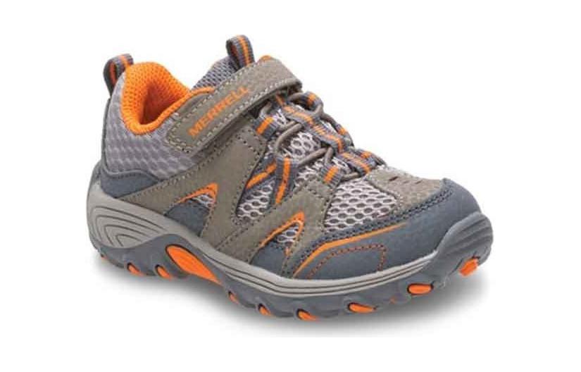 Sizing (Grade School) Merrell Trail Chaser Little Kid ''Gunsmoke Oranje'' Kinderschoenen ML260355