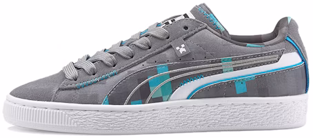 (Grade School) Minecraft x Puma Suede 'Diamond Block' 384485-02 (Grade School) Minecraft x Puma Suede 'Diamond Block' 384485-02