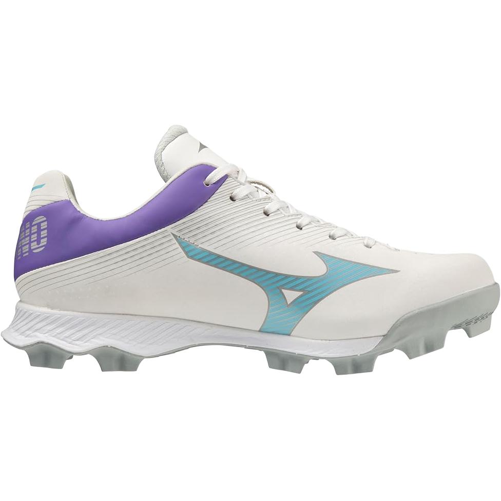 Order (Grade School) Mizuno Wave Finch LightRevo Jr 'White Teal Purple' 320666-0050