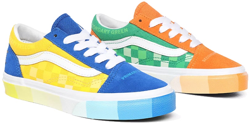 (MoMA合作款) Vans Old Skool '色轮' (大童款) VN0A4UHZ0K1 Lookbook (MoMA合作款) Vans Old Skool '色轮' (大童款) VN0A4UHZ0K1